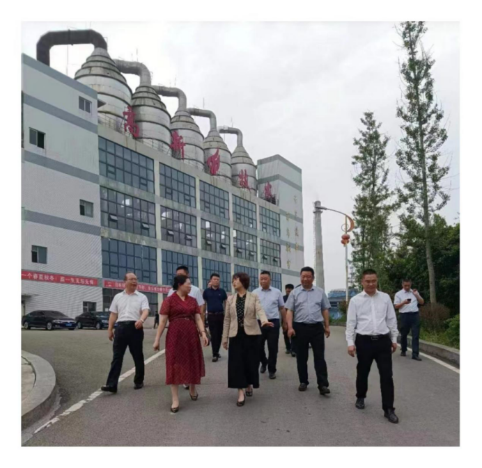 四川省經(jīng)信廳馮錦花副廳長(zhǎng)一行 蒞臨馳宇鹽品調(diào)研
